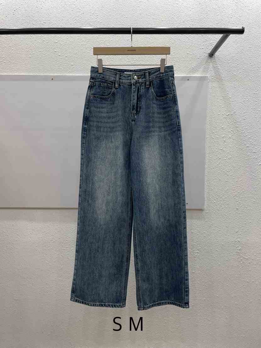 EGGPLANT東大門直郵女士新款26春夏職業真品休閑時尚牛仔褲EGGPLANT牛仔褲