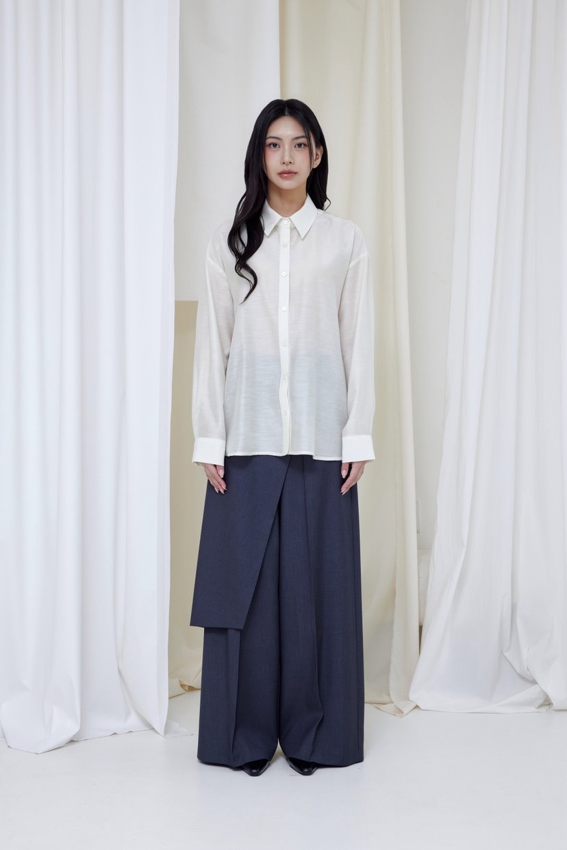 LE-PPL韓國直郵女士新品真品26春夏休閑時尚推薦襯衫蕾絲衫LE-PPL襯衫/蕾絲衫