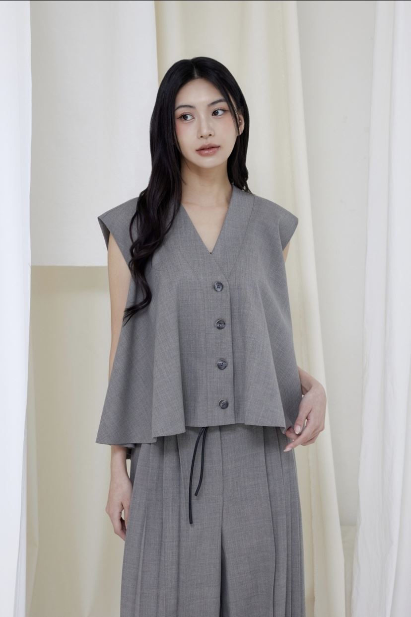 LE-PPL韓國代購女士新品人氣26春夏時尚熱賣推薦休閑馬甲LE-PPL馬甲