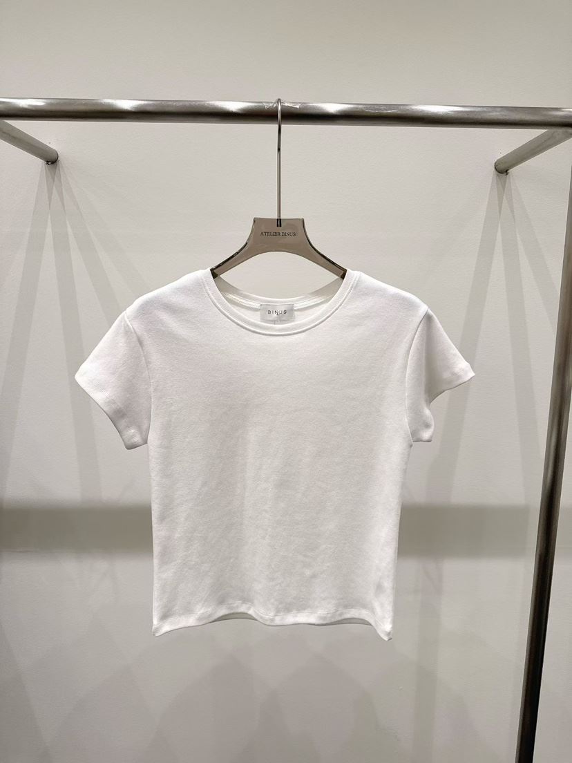 BINUS韓國直郵女士新品推薦真品人氣職業時尚休閑T恤修身BINUST恤