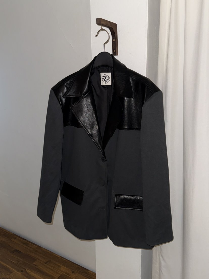 SEOLO韓國直郵女裝新品休閑時尚真品職業推薦人氣夾克皮革棉Seolo seoul夾克