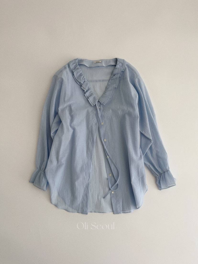 OLI SEOUL東大門實拍女裝新款熱賣職業人氣26春夏襯衫蕾絲衫OLI SEOUL襯衫/蕾絲衫