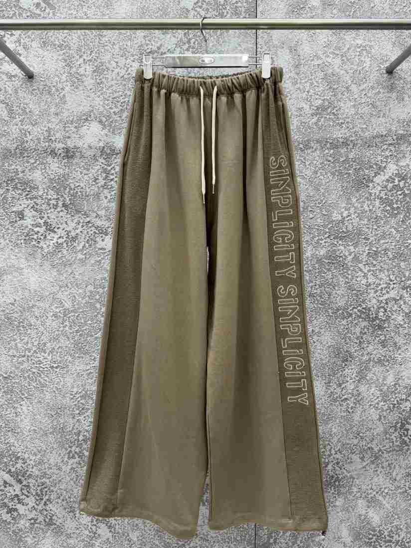 BADCALM韓國直郵女士新款熱賣時尚26春夏人氣真品休閑褲刺繡BADCALM休閑褲