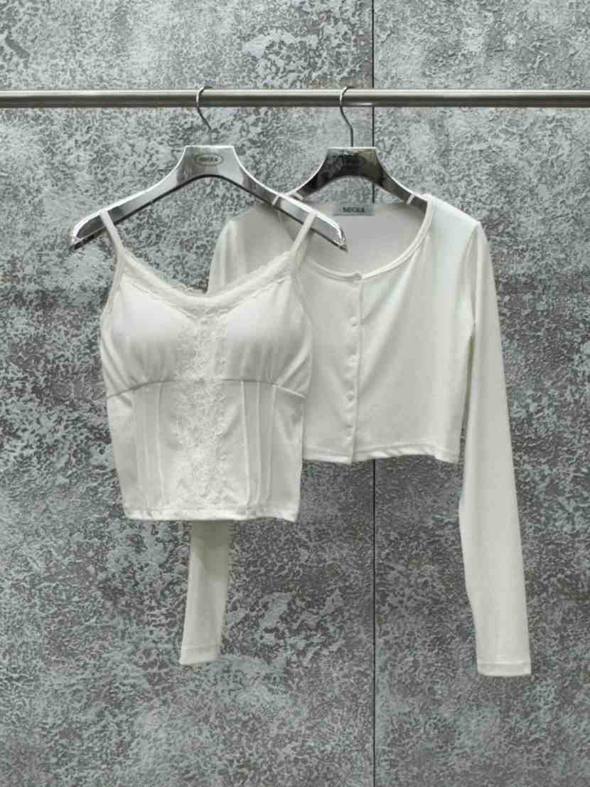 BADCALM韓國代購女裝新品26春夏職業休閑推薦人氣套裝羊毛衫BADCALM套裝