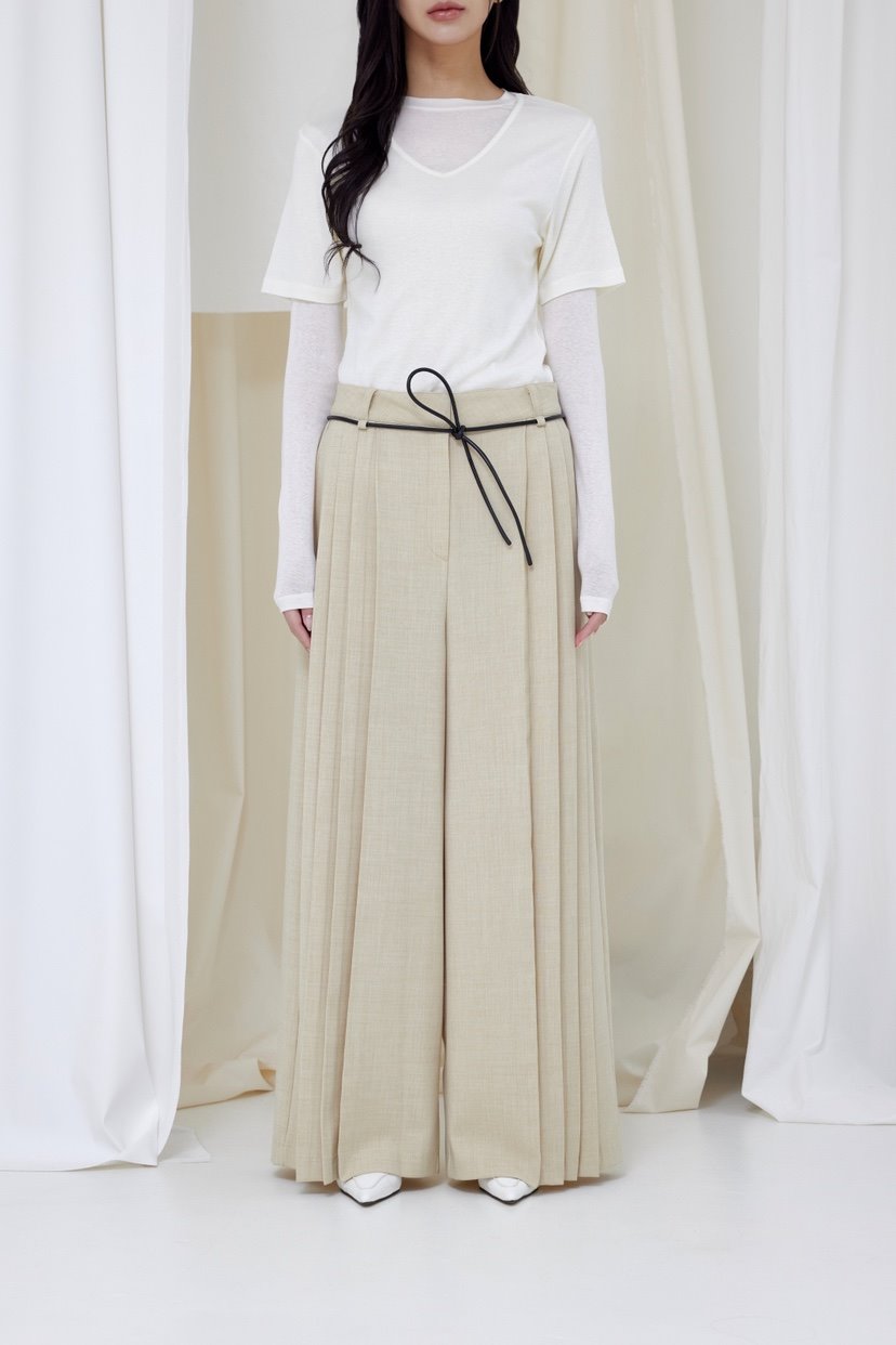 LE-PPL東大門直郵女士新款熱賣休閑時尚推薦休閑褲含腰繩LE-PPL休閑褲