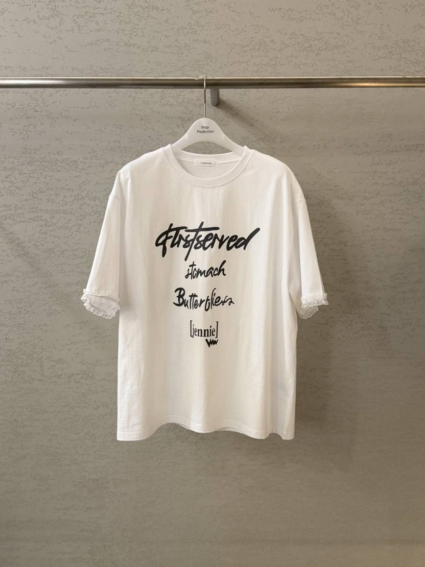 PLAYBUTTON-P東大門實拍女裝新款推薦人氣時尚職業熱賣T恤PLAYBUTTONT恤