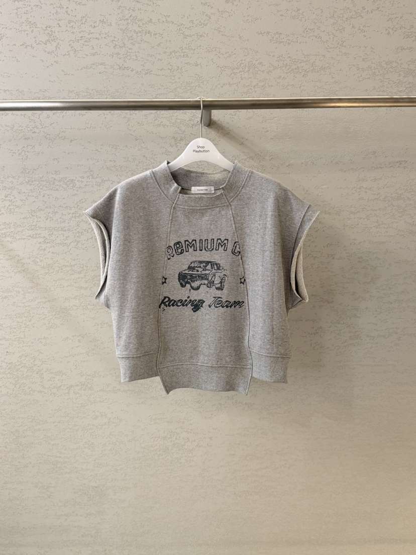 PLAYBUTTON-P東大門代購女士新款時尚熱賣26春夏真品T恤PLAYBUTTONT恤