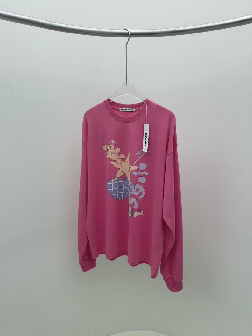 SEOLO東大門實拍女士新品時尚人氣職業熱賣26春夏長袖T恤Seolo seoul長袖T恤