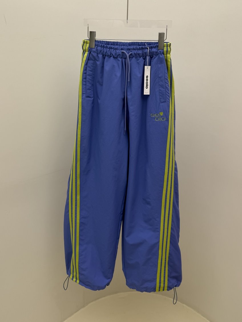 SEOLO東大門代購女裝新款休閑人氣真品職業推薦休閑褲尼龍Seolo seoul休閑褲