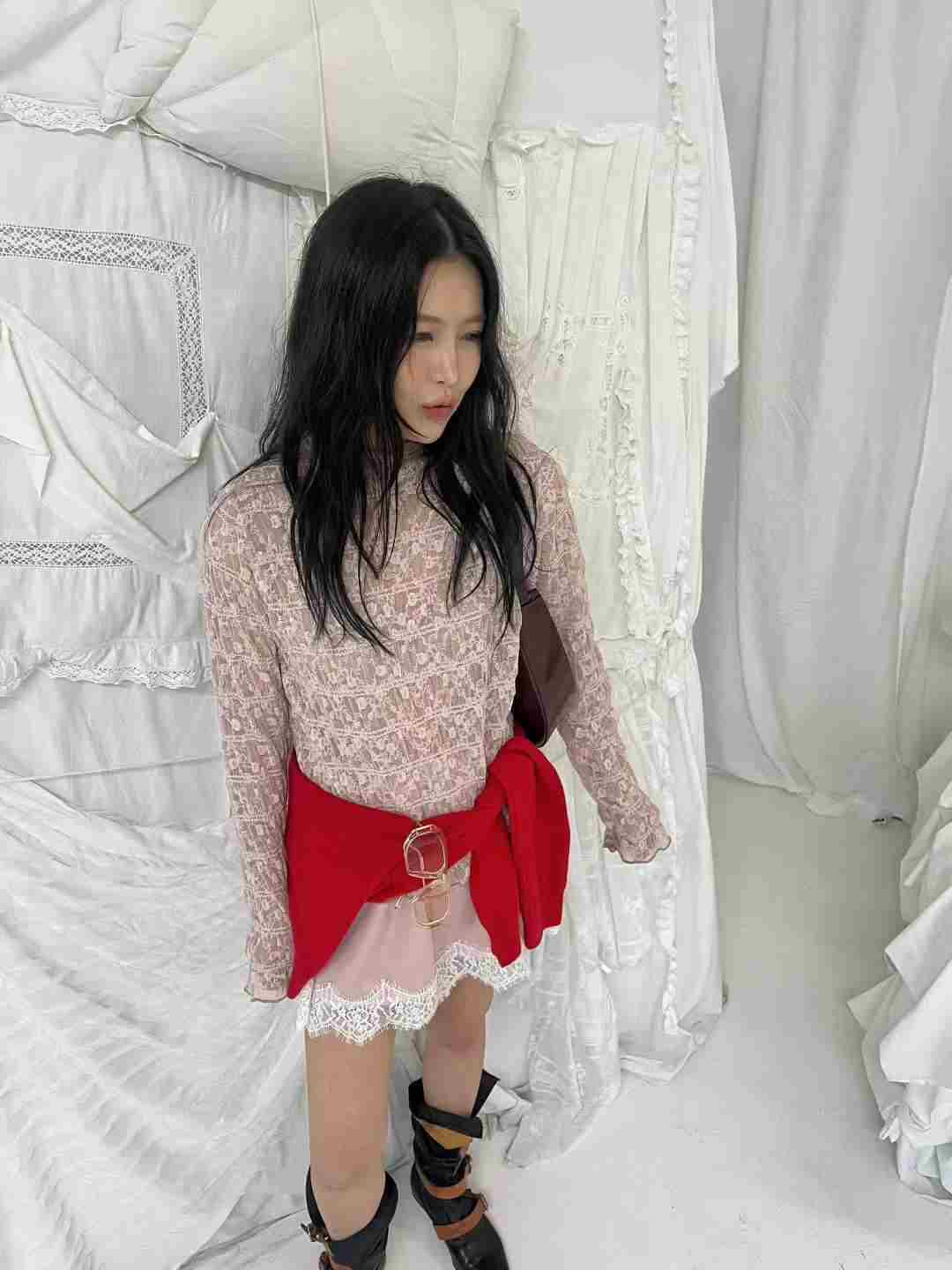 BOUTIQUE-L東大門直郵女士新品休閑職業時尚熱賣長袖T恤BOUTIQUE-L長袖T恤