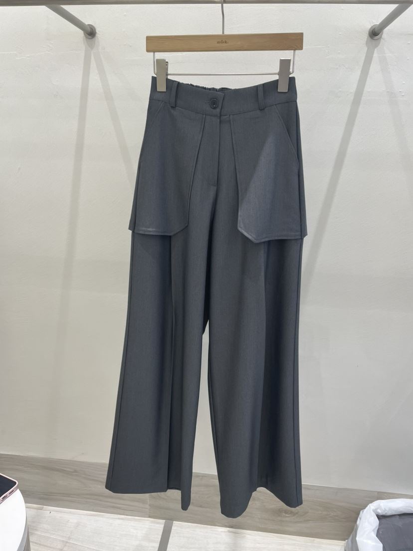 MUSK韓國代購女裝新品熱賣推薦職業時尚休閑真品休閑褲口袋MUSK休閑褲