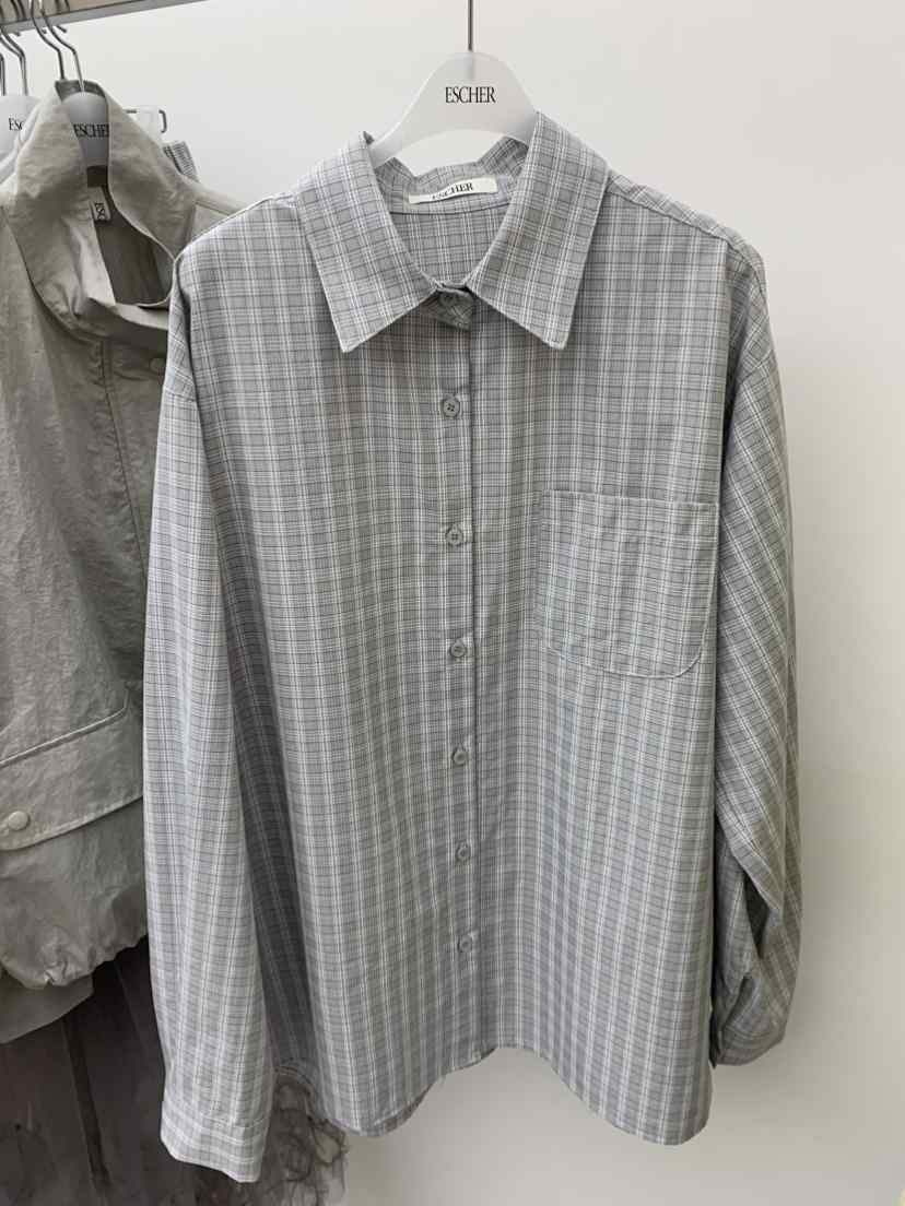 ESCHER韓國代購女士新款26春夏推薦真品職業時尚襯衫蕾絲衫ESCHER襯衫/蕾絲衫