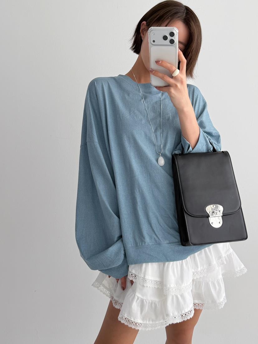 ANGLOG BEIGE韓國代購女裝新款熱賣26春夏長袖T恤不含配飾ANGLOG BEIGE長袖T恤