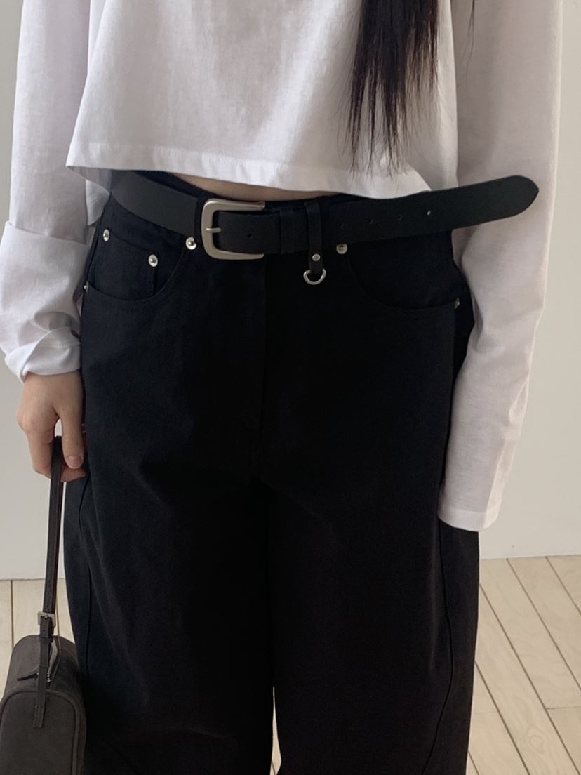 LOGARDEN韓國代購女裝新款26春夏推薦職業真品人氣時尚腰帶LO GARDEN腰帶