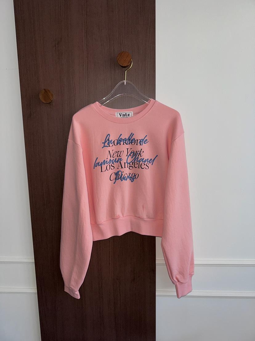 바츠東大門實拍女士新款熱賣26春夏推薦職業時尚人氣衛衣Vatz衛衣