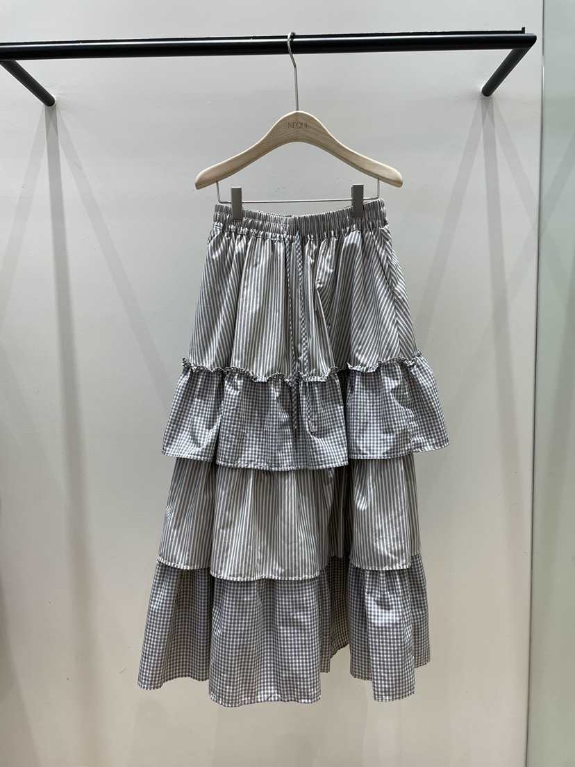 NEOUL韓國直郵女士新款熱賣26春夏時尚休閑推薦職業真品長裙NEOUL/ahin雙領標簽長裙