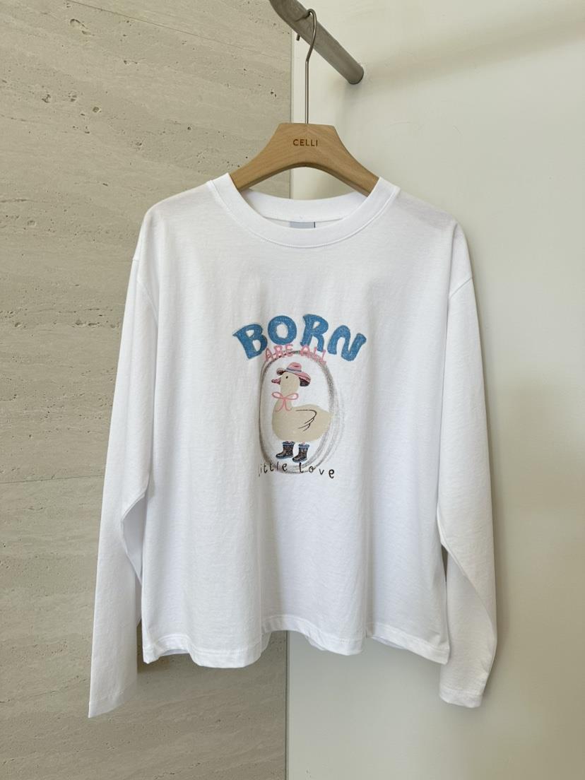 CELLI東大門代購女裝新品熱賣職業人氣真品休閑長袖T恤鴨CELLI長袖T恤