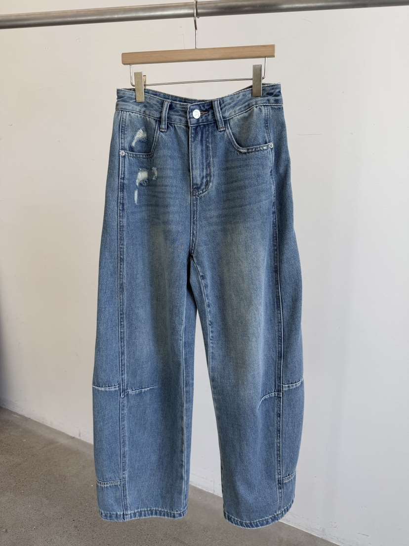 LAUNDRY韓國直郵女裝新品時尚熱賣真品26春夏人氣牛仔褲鏤空LAUNDRY牛仔褲