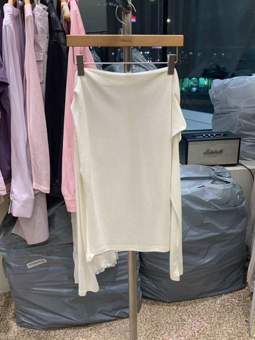 VAARA東大門代購女裝新品職業時尚真品休閑26春夏長袖T恤VAARA長袖T恤