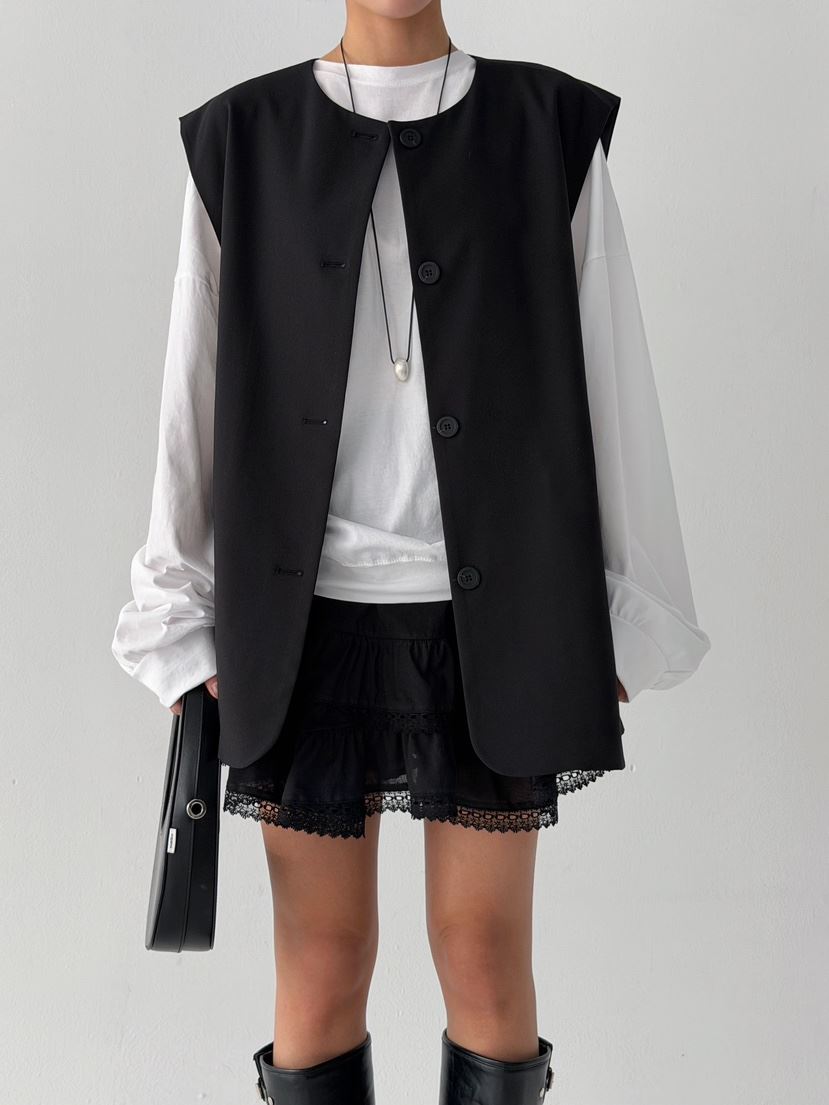 ANGLOG BEIGE韓國代購女士新品職業熱賣推薦馬甲不含內搭ANGLOG BEIGE馬甲