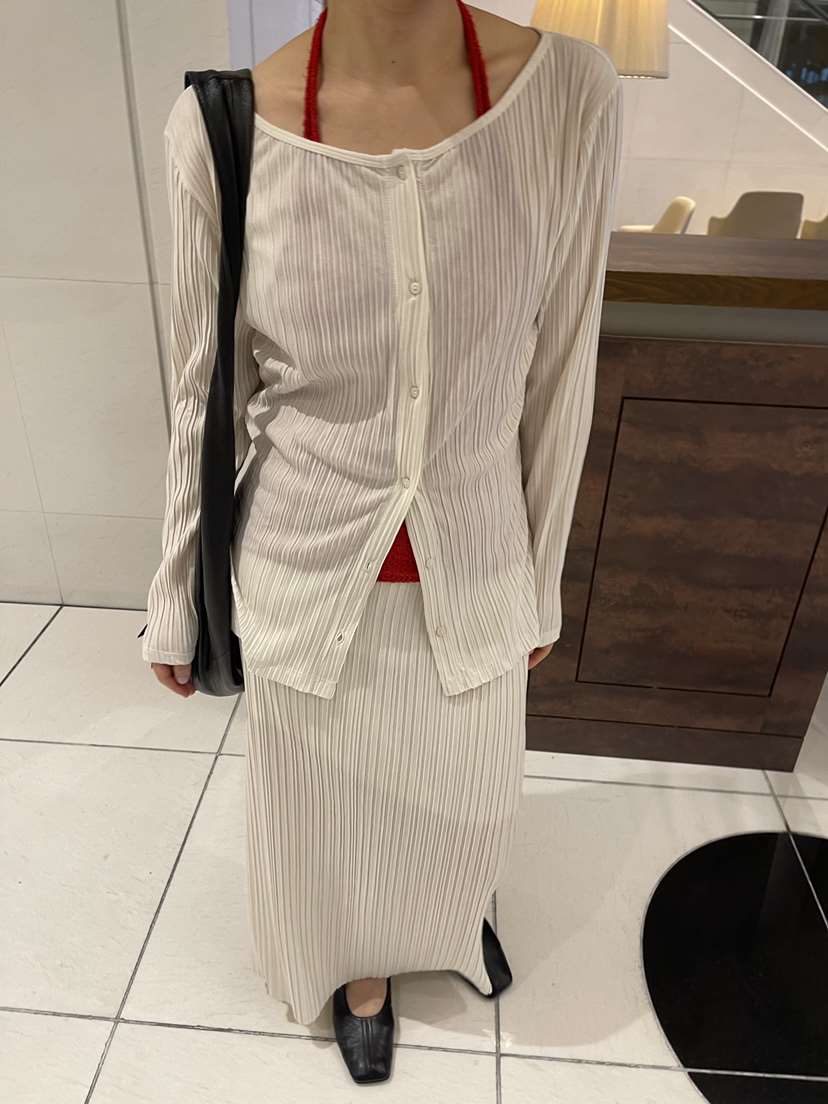 TORRE韓國代購女裝新款時尚人氣推薦休閑真品職業長裙羊毛TORRE長裙