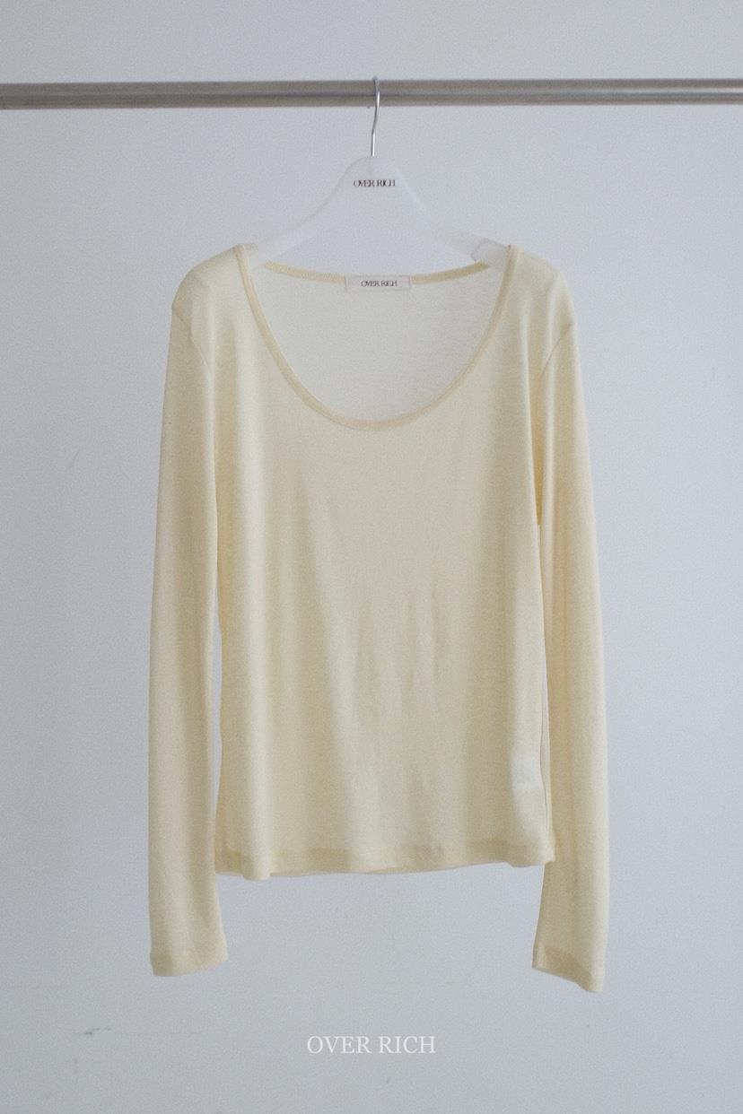 OVER RICH東大門直郵女士新款推薦職業熱賣真品休閑長袖T恤OVER RICH長袖T恤