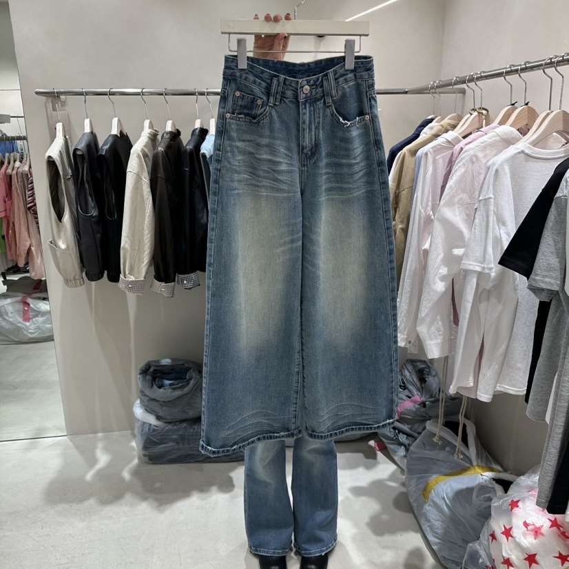 Color B東大門實拍女士新品熱賣推薦休閑真品時尚牛仔褲Color B牛仔褲