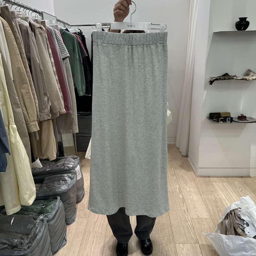 REIRAI東大門代購女裝新款職業休閑時尚真品熱賣長裙華夫格Reirai長裙