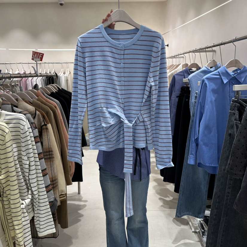 Color B東大門實拍女士新品26春夏真品熱賣推薦時尚長袖T恤Color B長袖T恤