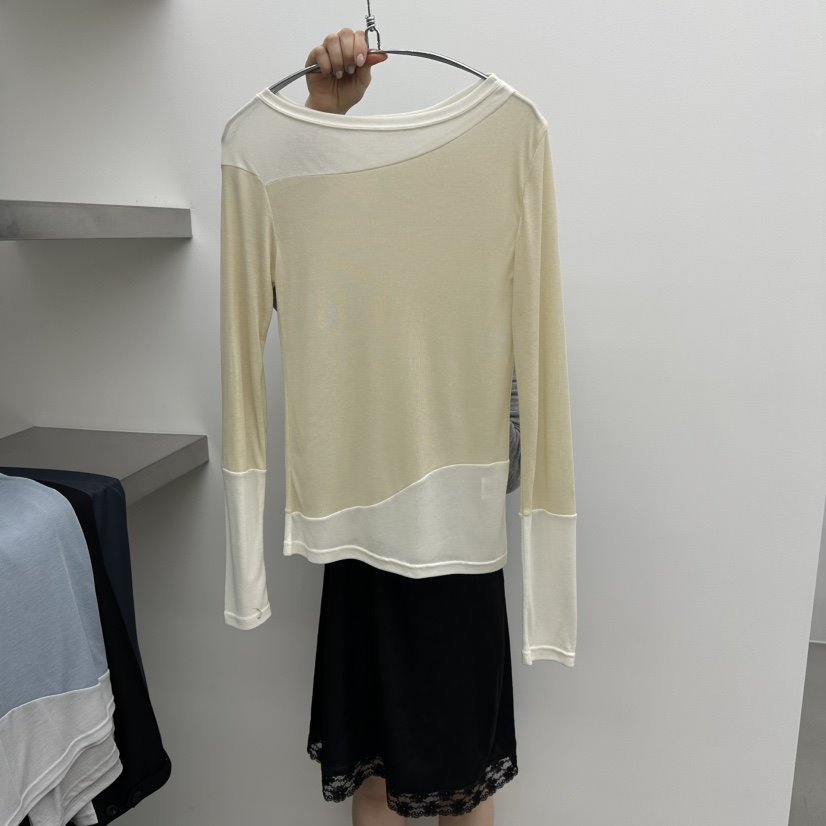 ENHANCE東大門實拍女裝新款休閑人氣推薦26春夏真品長袖T恤ENHANCE/HOPESMORE長袖T恤