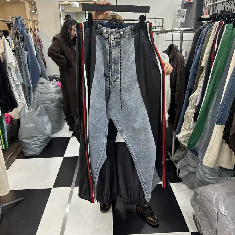 LADYBLACK/THE BLACK韓國直郵女裝新品推薦真品26春夏牛仔褲LADYBLACK/THE BLACK牛仔褲