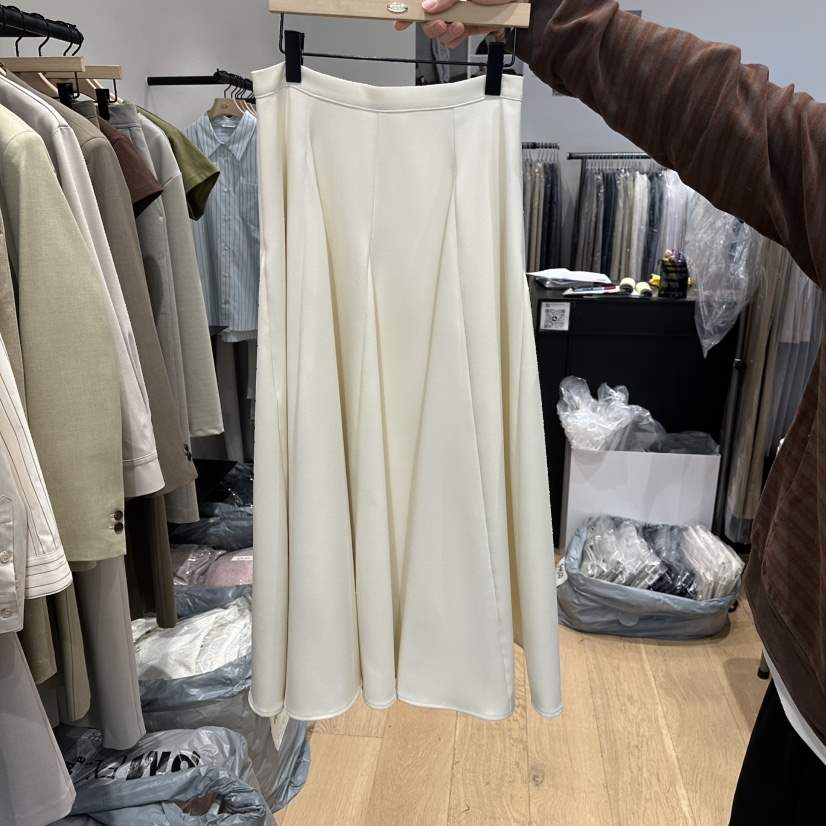 aube nunt韓國代購女裝新款時尚休閑推薦職業26春夏長裙aube nunt長裙