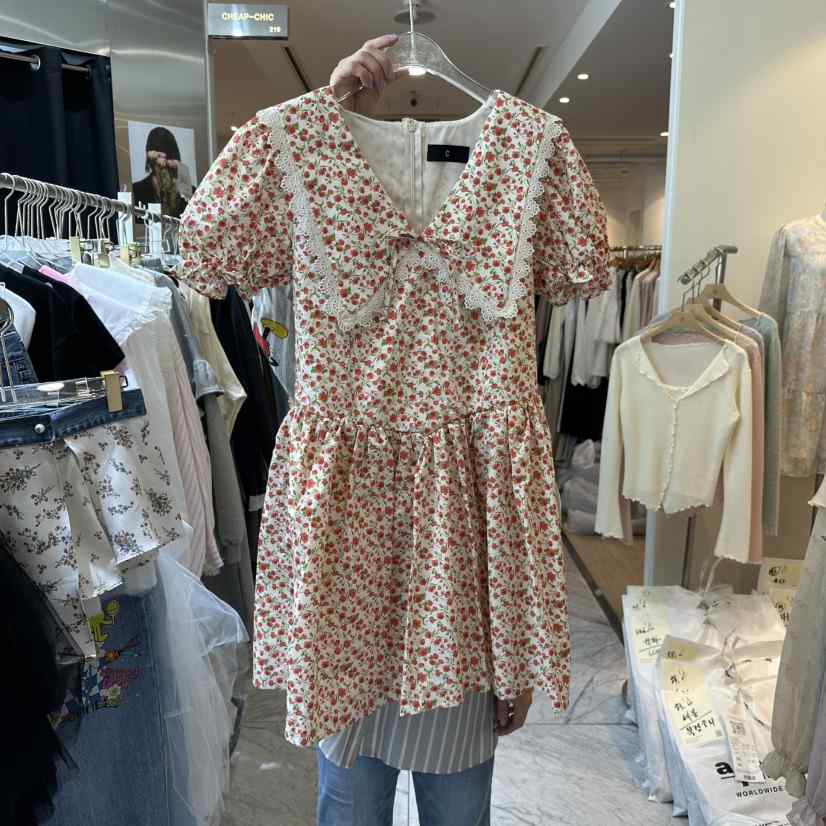 CHEAP-CHIC韓國直郵女裝新品休閑推薦真品26春夏人氣連衣裙CHEAP-CHIC/CHARLES THE SECOND連衣裙