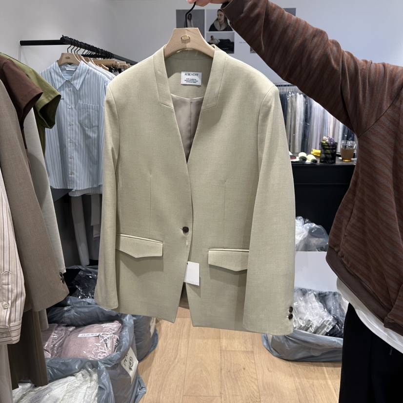 aube nunt韓國直郵女士新品推薦職業熱賣休閑時尚真品夾克aube nunt夾克
