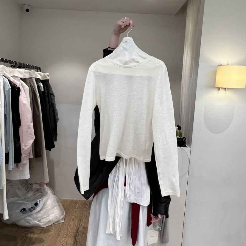 JINSIM韓國直郵女裝新款時尚26春夏真品推薦休閑職業長袖T恤JINSIM長袖T恤