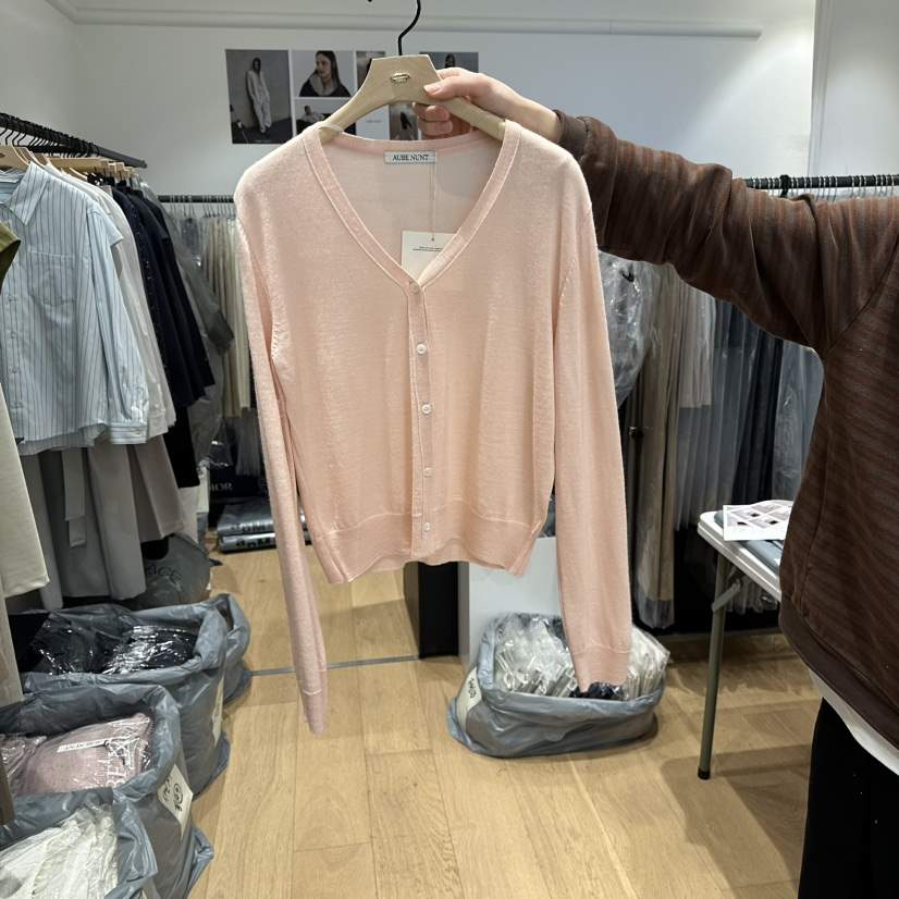aube nunt韓國代購女裝新款推薦熱賣時尚人氣休閑針織衫aube nunt針織衫