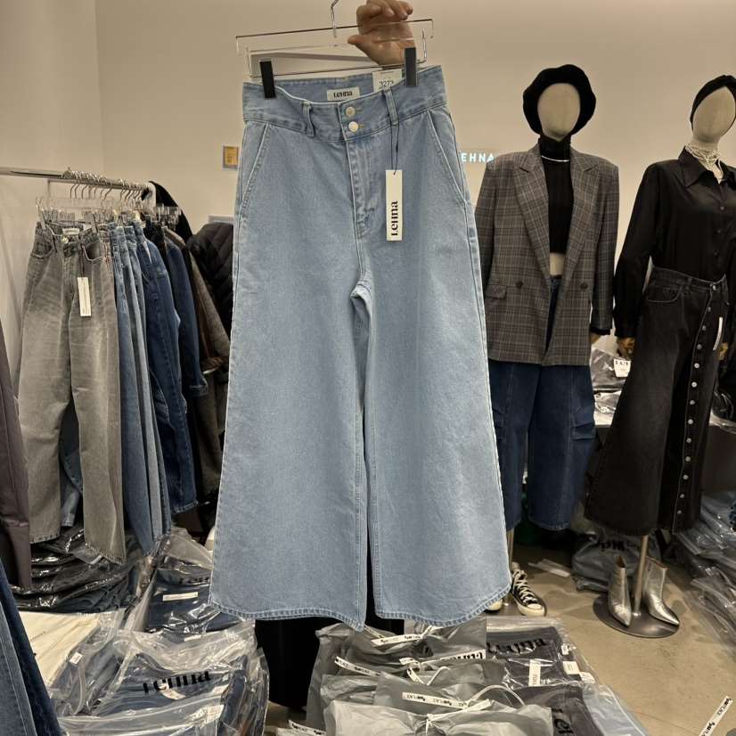 LEHNA東大門直郵女裝新品26春夏人氣職業熱賣休閑真品牛仔褲LEHNA牛仔褲