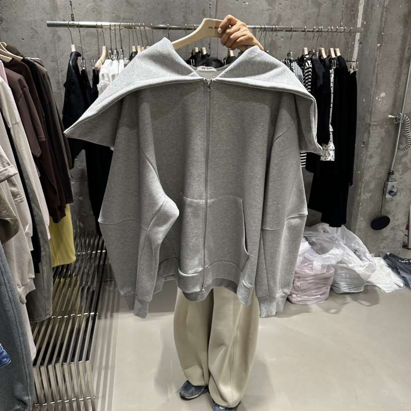 JUNI韓國代購女士新款26春夏休閑真品職業熱賣時尚夾克拉鏈my juni夾克