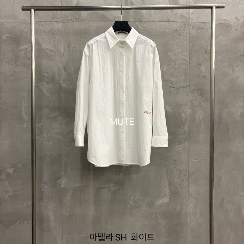 MUTE-P東大門直郵女裝新款真品26春夏熱賣職業襯衫蕾絲衫MUTE襯衫/蕾絲衫