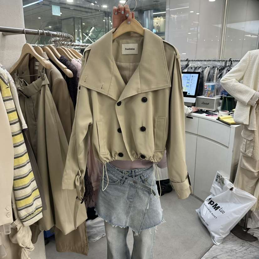 FOUNDATION韓國直郵女士新款推薦真品熱賣休閑人氣26春夏夾克FOUNDATION夾克