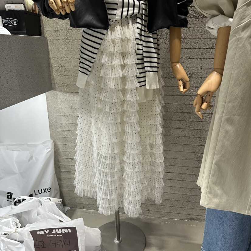 JUNI韓國直郵女士新品推薦熱賣真品時尚人氣職業休閑長裙my juni長裙