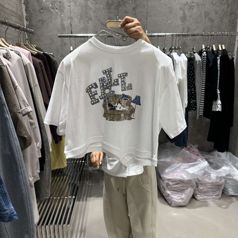 JUNI東大門直郵女裝新款真品26春夏人氣休閑職業熱賣推薦T恤my juniT恤