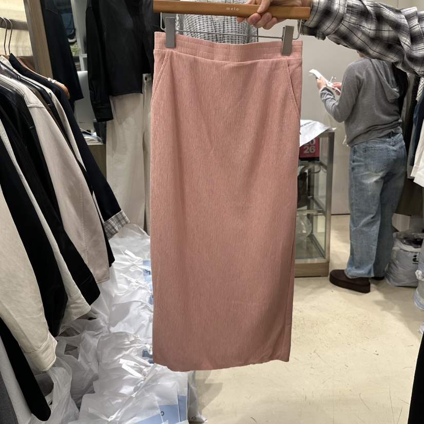 MELO東大門代購女士新款熱賣時尚休閑真品人氣長裙百褶褶裙MELO長裙
