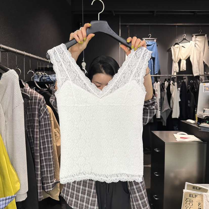 ELF-L韓國代購女裝新品時尚推薦職業熱賣休閑人氣吊帶背心PROJECT ELF/ELF-L吊帶/背心