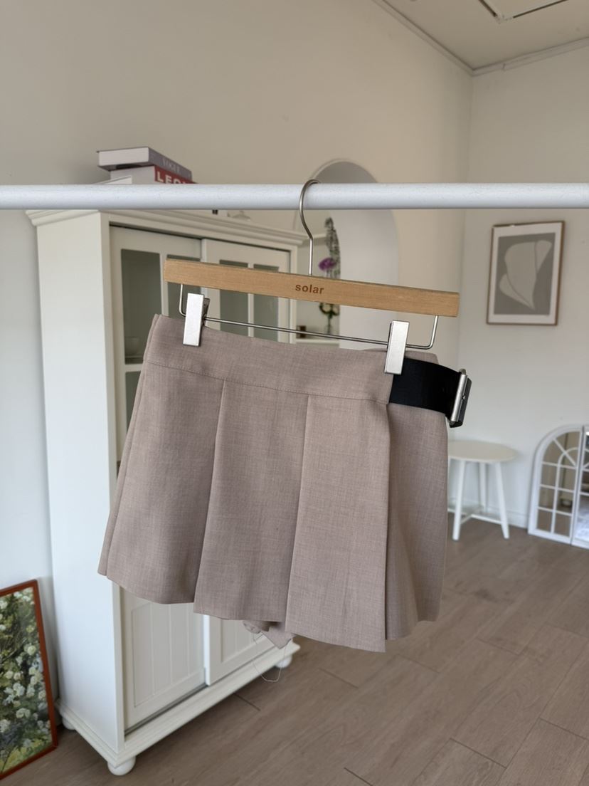 SOLAR東大門實拍女士新款休閑人氣熱賣26春夏真品時尚裙褲SOLAR裙褲