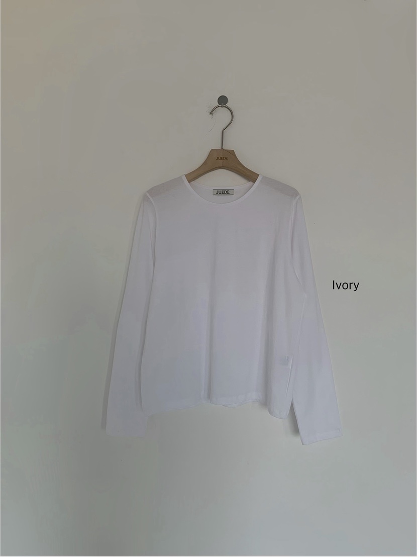 JUEDE韓國直郵女士新款26春夏長袖T恤JUEDE長袖T恤