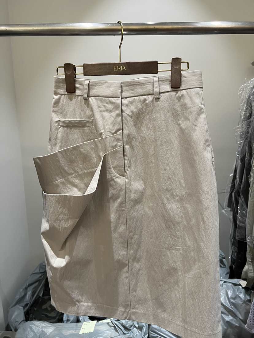 HUE/ERIA韓國代購女士新品推薦26春夏熱賣真品半身裙中短裙HUE/ERIA半身裙/中短裙