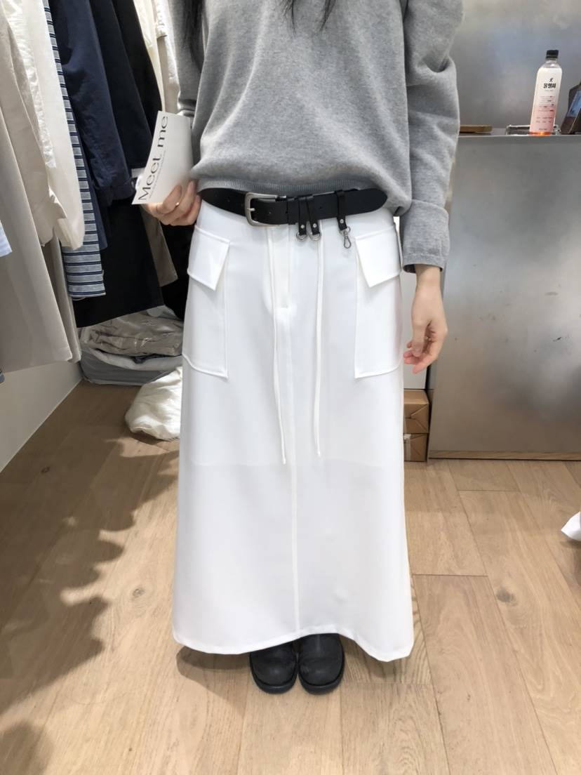 MEET ME東大門直郵女士新品時尚休閑熱賣人氣長裙不含腰帶MEET ME長裙