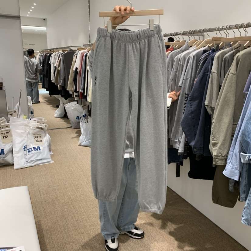 SELF SERVICE東大門實拍女士新品推薦休閑真品休閑褲刺繡SELF SERVICE休閑褲