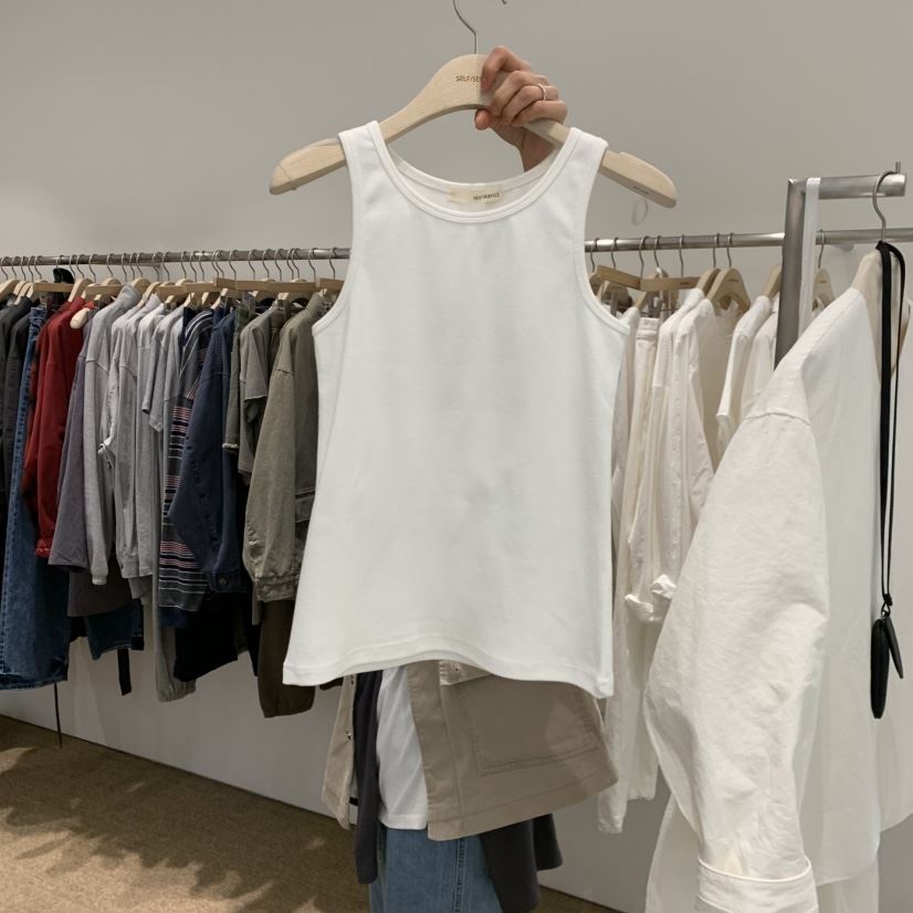 SELF SERVICE韓國代購女裝新品推薦休閑熱賣人氣吊帶背心SELF SERVICE吊帶/背心